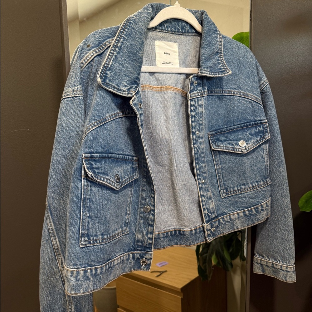 Mango Classic Indigo Jacket